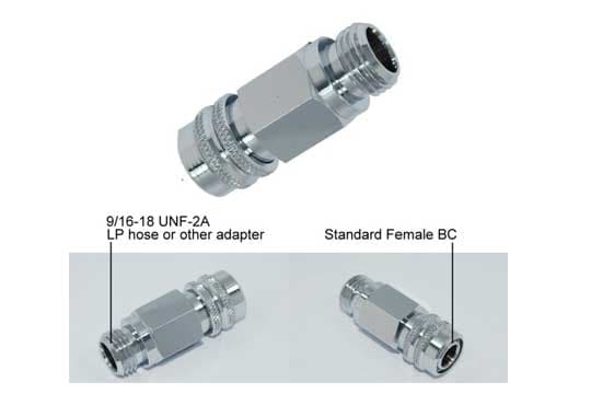 公9/16 轉標準BC快卸母端接頭