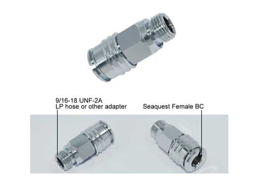 公9/16 轉SEAQUEST                                       BC快卸母端接頭