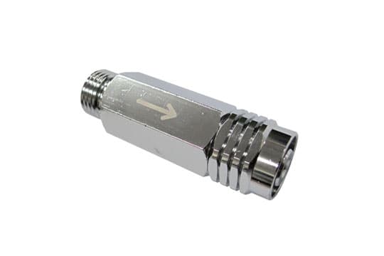 單向進氣接頭 公母端  9/16-18(低壓管)