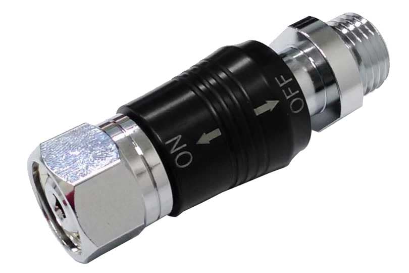 二級頭手動開關 母端可旋轉 9/16(ON) TO 公端 9/16 (OFF)