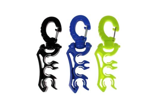 三孔管夾, 黑色