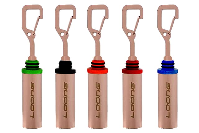 7字鉤磁吸開關靜音搖鈴-玫瑰金本體(開關5色)