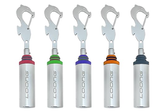 海馬鉤磁吸開關靜音搖鈴-銀色本體(開關5色)