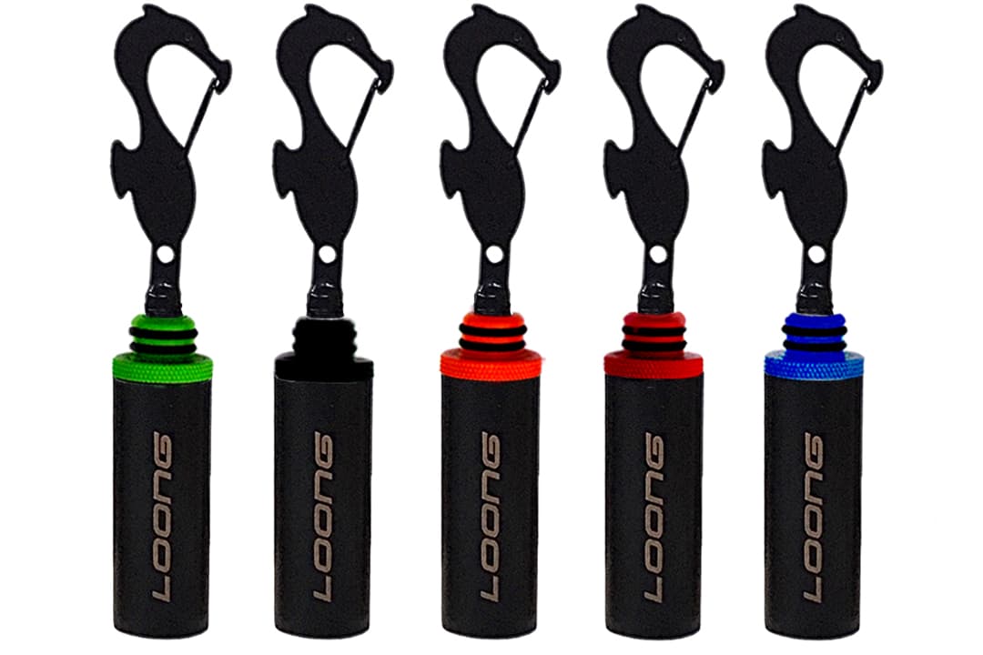 海馬鉤磁吸開關靜音搖鈴-黑色本體(開關5色)