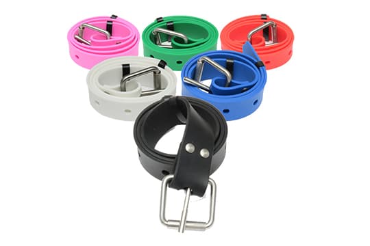 自由潜水矽膠腰带1.35m