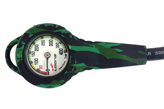 壓力錶本體+高壓橡膠管32"+迷彩單錶外殼