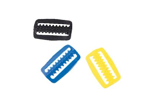 塑膠日字扣, 黑色