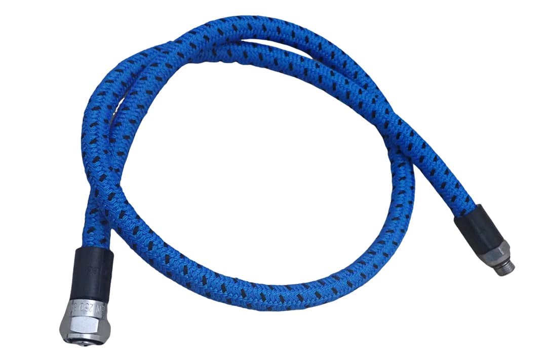 二級編織布管(塑鋼套)  32"(約81cm) 藍底黑點 W.P. 1000PSI