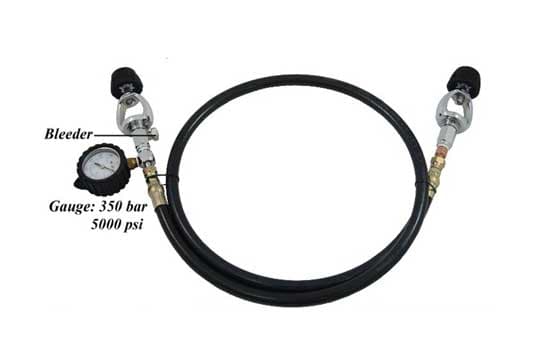 氣瓶對氣瓶輸氣管/含表+洩壓鈕 Yoke          +47"高壓管